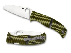 Spyderco Caribbean™ G-10 Black/Yellow Sheepfoot