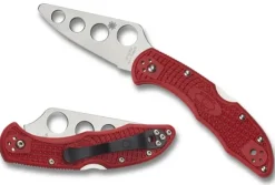 Spyderco Delica® 4 FRN Red Trainer