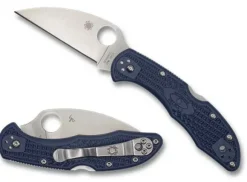 Spyderco Delica&reg; 4 Dark Navy FRN CPM 20CV Wharncliffe Exclusive
