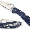 Spyderco Delica&reg; 4 Dark Navy FRN CPM 20CV Exclusive