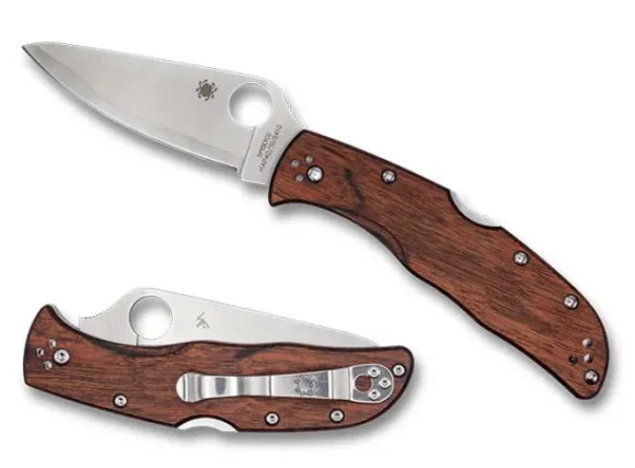 Spyderco Endela® Pakkawood HAP40/SUS410 Exclusive