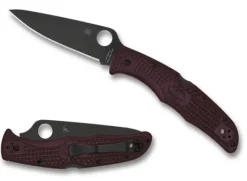 Spyderco Endura&reg; 4 Lightweight Micro-Melt&reg; PD#1 Black Blade
