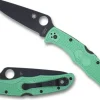 Spyderco Endura&reg; 4 Lightweight Mint FRN CPM M4 Black Blade Exclusive