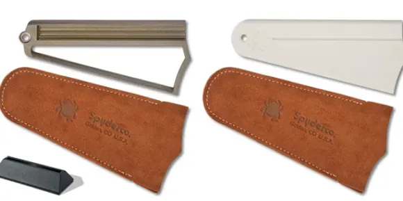 Spyderco 308FCBN Golden Stone™/Webfoot™ Set