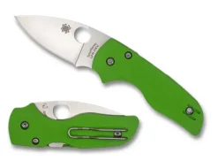 Spyderco Lil' Native® Neon Green G-10 CPM 20CV Exclusive