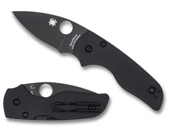 Spyderco Lil' Native® Smooth Black G-10 CPM CRU-WEAR Black Blade Exclusive