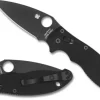 Spyderco Manix® 2 Black G-10/Black Blade