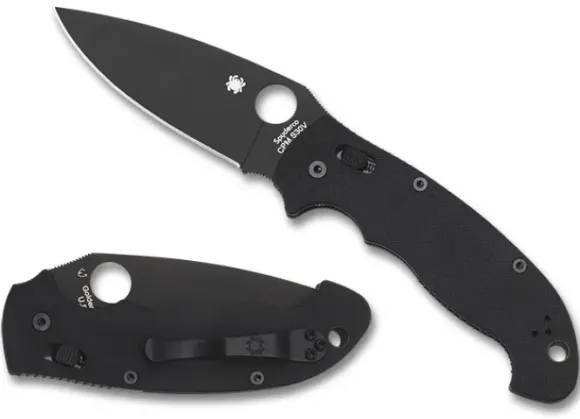 Spyderco Manix® 2 XL Black G-10/Black Blade