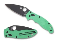 Spyderco Manix&reg; 2 Lightweight FRCP Mint Green CPM M4 Black Blade Exclusive
