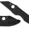 Spyderco MicroJimbo™ Black G-10 Black Blade