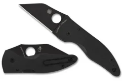 Spyderco MicroJimbo™ Black G-10 Black Blade