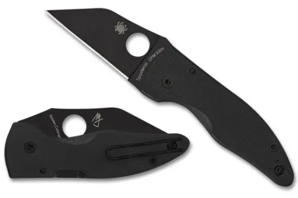 Spyderco MicroJimbo™ Black G-10 Black Blade