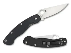 Spyderco Military™ Model G-10 Black Left Hand