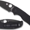 Spyderco Native® 5 Smooth G-10 CPM CRU-WEAR Black Blade Exclusive