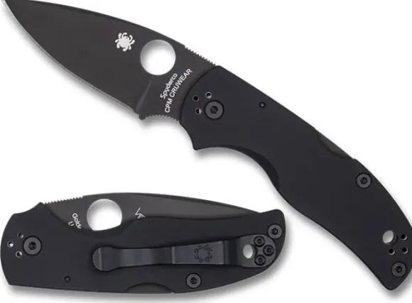 Spyderco Native® 5 Smooth G-10 CPM CRU-WEAR Black Blade Exclusive