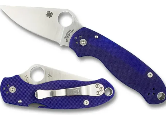 Spyderco Para® 3 G-10 Dark Blue CPM S110V