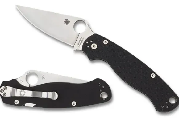 Spyderco Para Military® 2 G-10 Black PlainEdge™