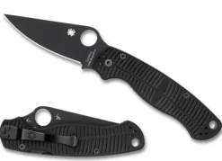 Spyderco Para Military&reg; 2 Salt&reg; Black G-10 CPM MagnaCut&reg; Black Blade