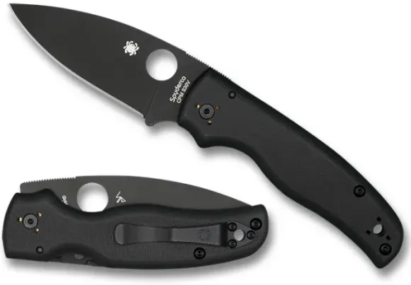 Spyderco Shaman® G-10 Black/Black Blade