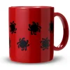 Spyderco Mug Red w/ Black Bugs