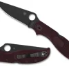 Spyderco Stretch&trade; 2 XL Lightweight Micro-Melt&reg; PD#1 Black Blade