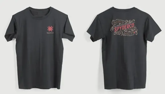 Spyderco Western T-Shirt (Charcoal)