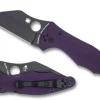 Spyderco Yojimbo™ 2 Purple G-10 CPM CRU-WEAR Black Blade Exclusive